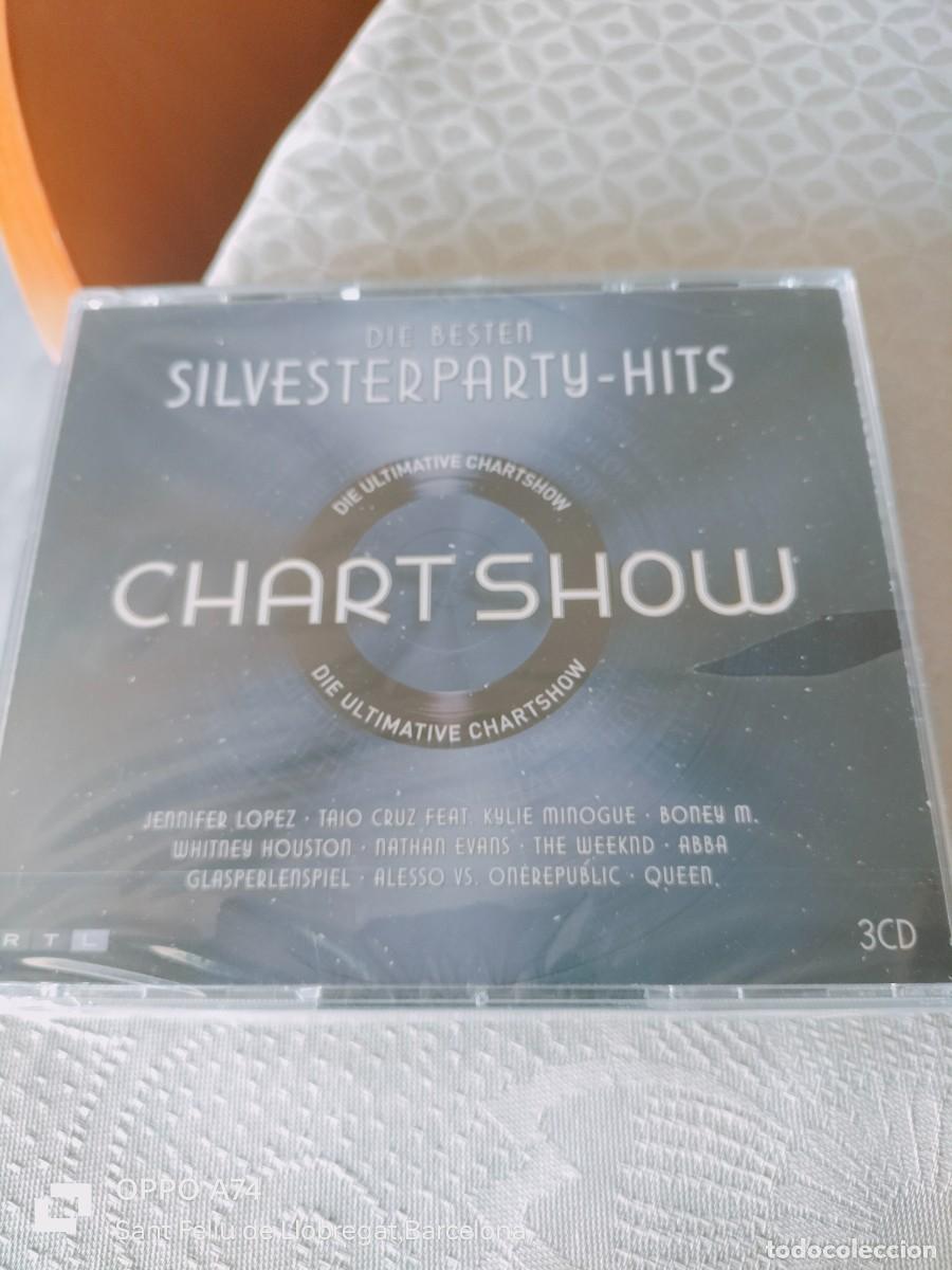 CDs de M&uacute;sica: RAR 3 CD'S. CHART SHOW. BONEY M, QUEEN, FALCO, CASCADA. SEALED