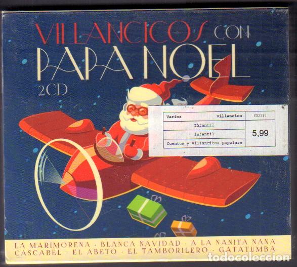 CDs de M&uacute;sica: VILLANCICOS CON PAPA NO&Euml;L / DOBLE CD ALBUM / PRECINTADO. PERFECTO ESTADO RF-14608