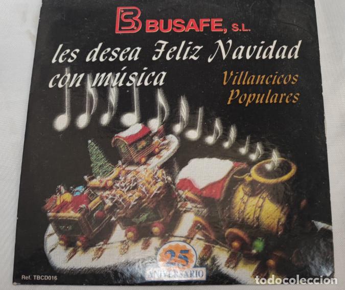 CDs de M&uacute;sica: CD VILLANCICOS POPULARES, BUSAFE 25 ANIVERSARIO LES DESEA FELIZ NAVIDAD, CARAIBO