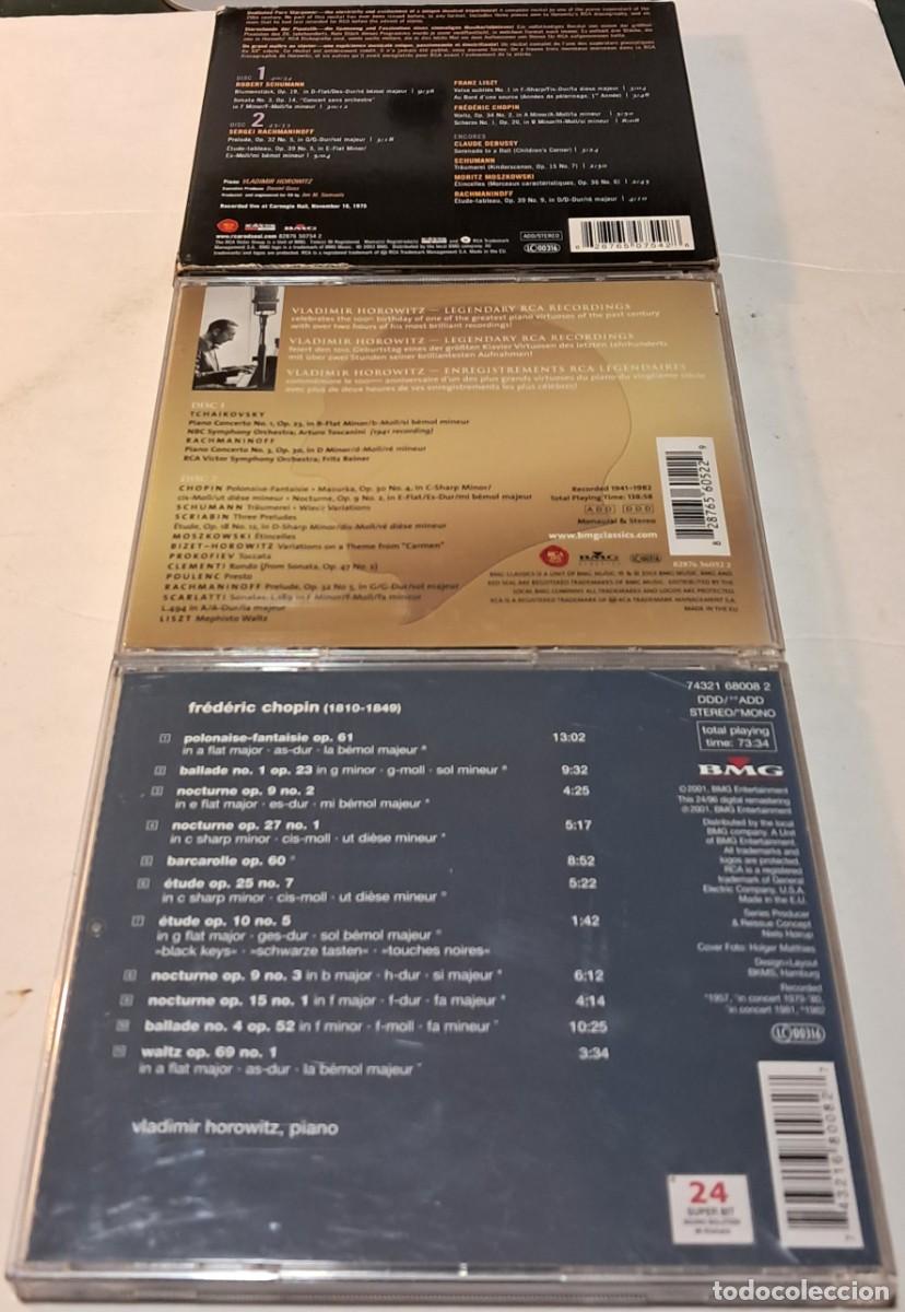 CDs de m&uacute;sica: VLADIMIR HOROWITZ: LOTE DE 5 CDS - Foto 2