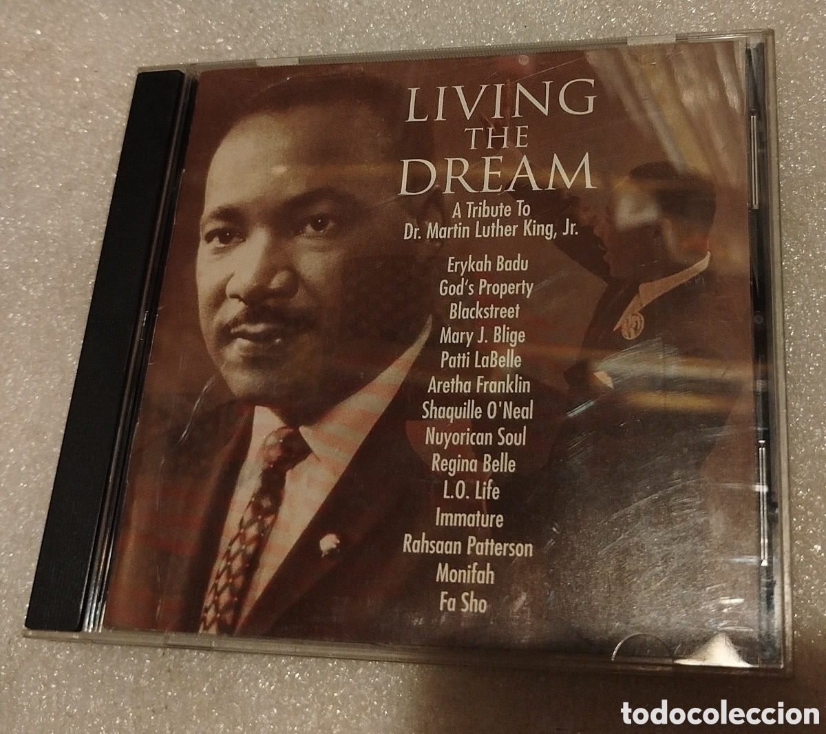 CDs de M&uacute;sica: Living the dream - a tribute to Dr. Mart&iacute;n Luther King Jr.