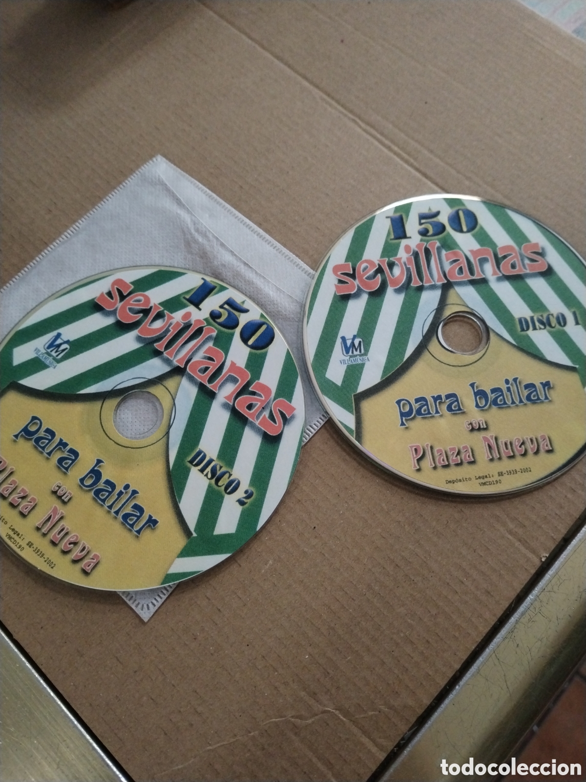 CDs de M&uacute;sica: 150 sevillanas para bailar Disco 1 y 2. CD.