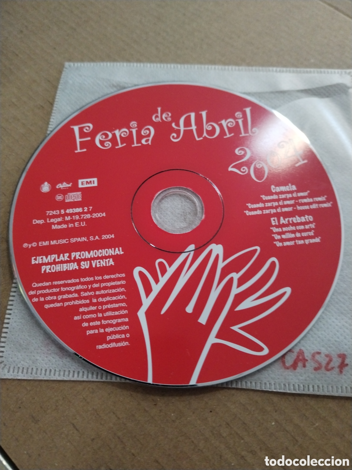 CDs de M&uacute;sica: Feria de Abril 2004. CD.