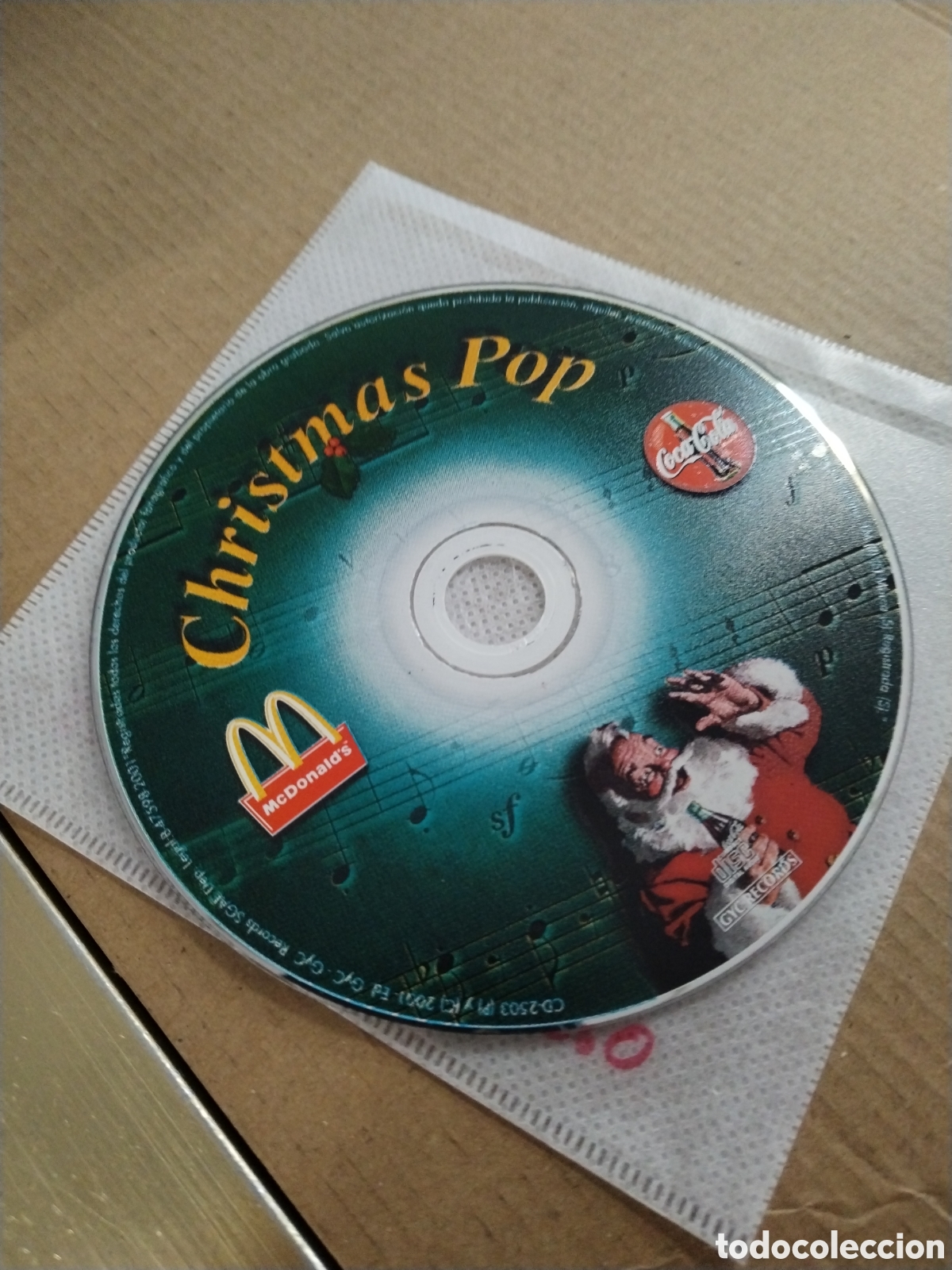 CDs de M&uacute;sica: Christmas Pop. Coca-Cola. CD.
