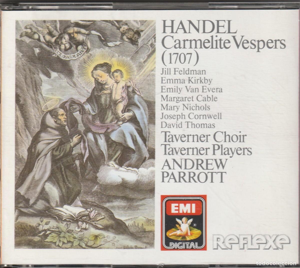 CDs de M&uacute;sica: HANDEL - CARMELITE VESPERS (1707) (2 X CD + LIBRETO EMI 1989) ANDREW PARROTT