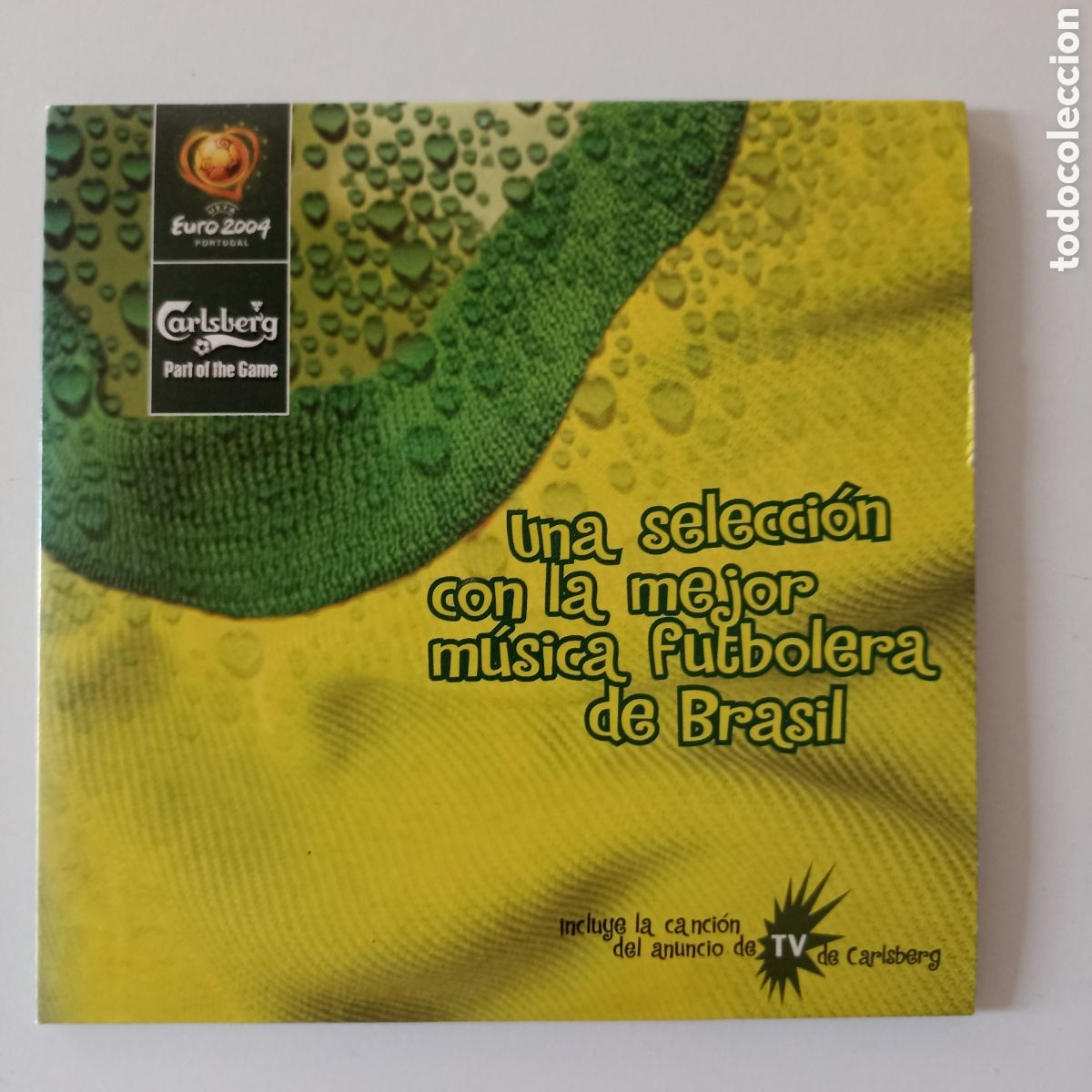 CDs de M&uacute;sica: CD Varios - Eurocopa 2004 (Carlsberg) Gecko Turner, Fernanda Cabral, Brasil, F&uacute;tbol