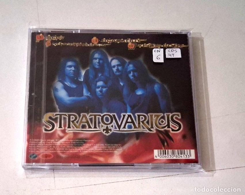 CDs de m&uacute;sica: STRATOVARIUS &rdquo;SOS&rdquo; CD SINGLE 4 TRACKS COMO NUEVO - Foto 2