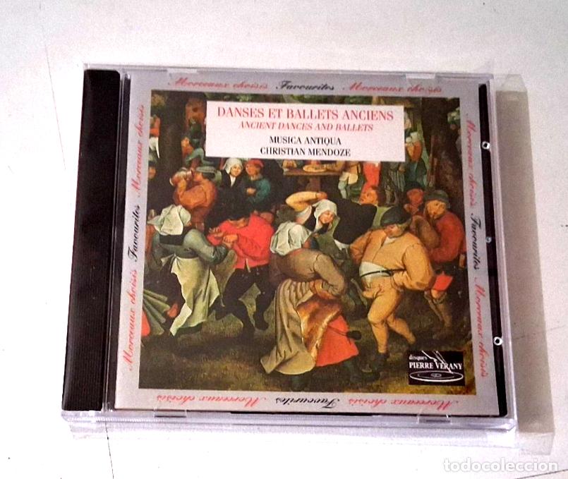 CDs de M&uacute;sica: CHRISTIAN MENDOZE &rdquo;DANSES ET BALLETS ANCIENS&rdquo; CD 41 TRACKS MUSICA ANTIQUA