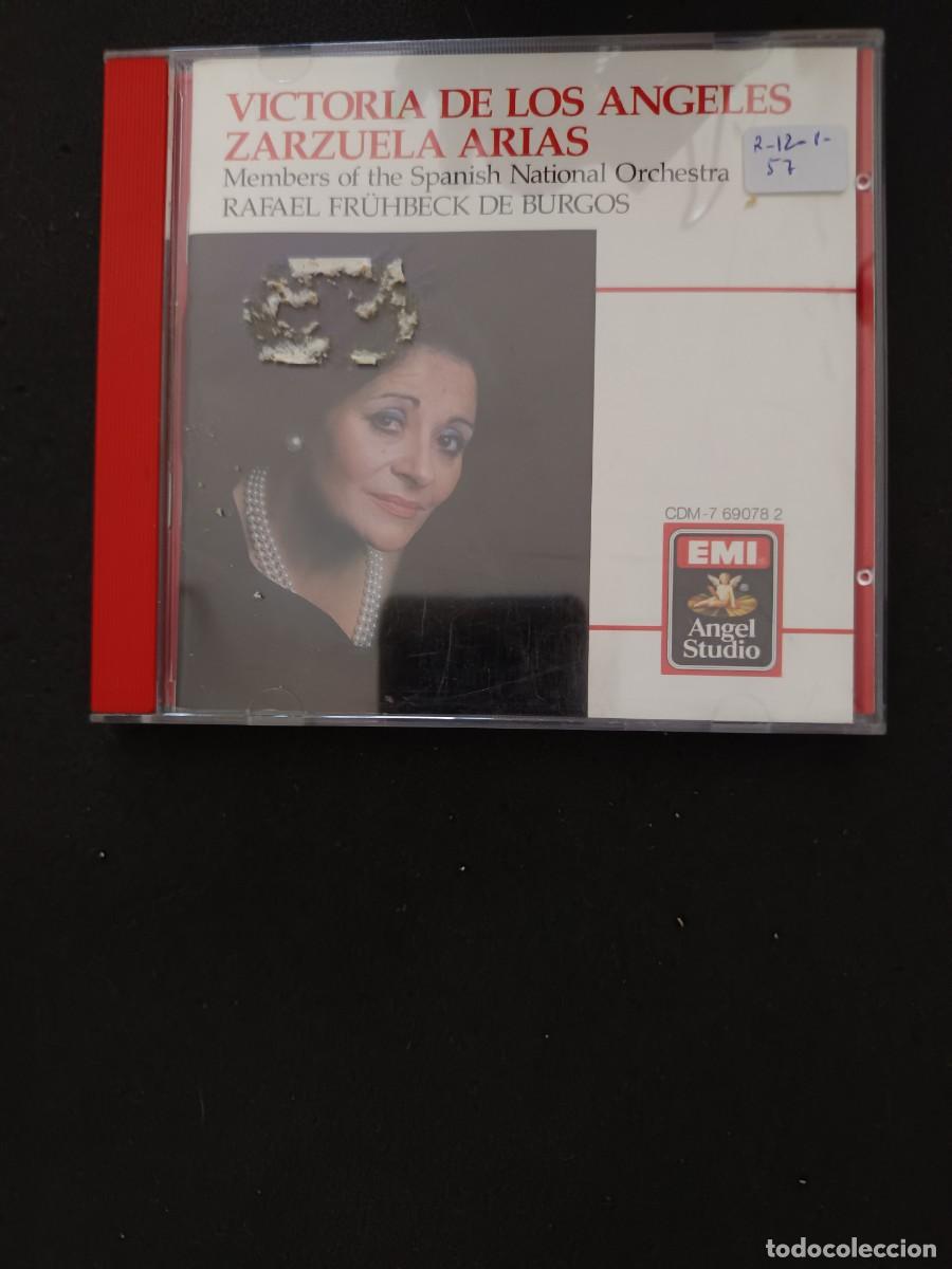 CDs de M&uacute;sica: VICTORIA DE LOS &Aacute;NGELES. ZARZUELA ARIAS. DIR.: RAFAEL FR&Uuml;HBECK DE BURGOS. MEMBERS OF THE SPANISH NAT
