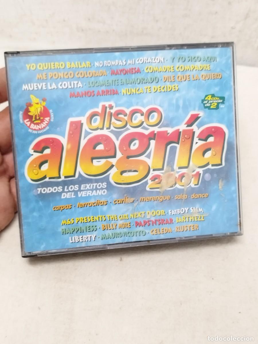CDs de m&uacute;sica: Disco Alegria 2001 4 cds de merengue, salsa y dance. - Foto 1