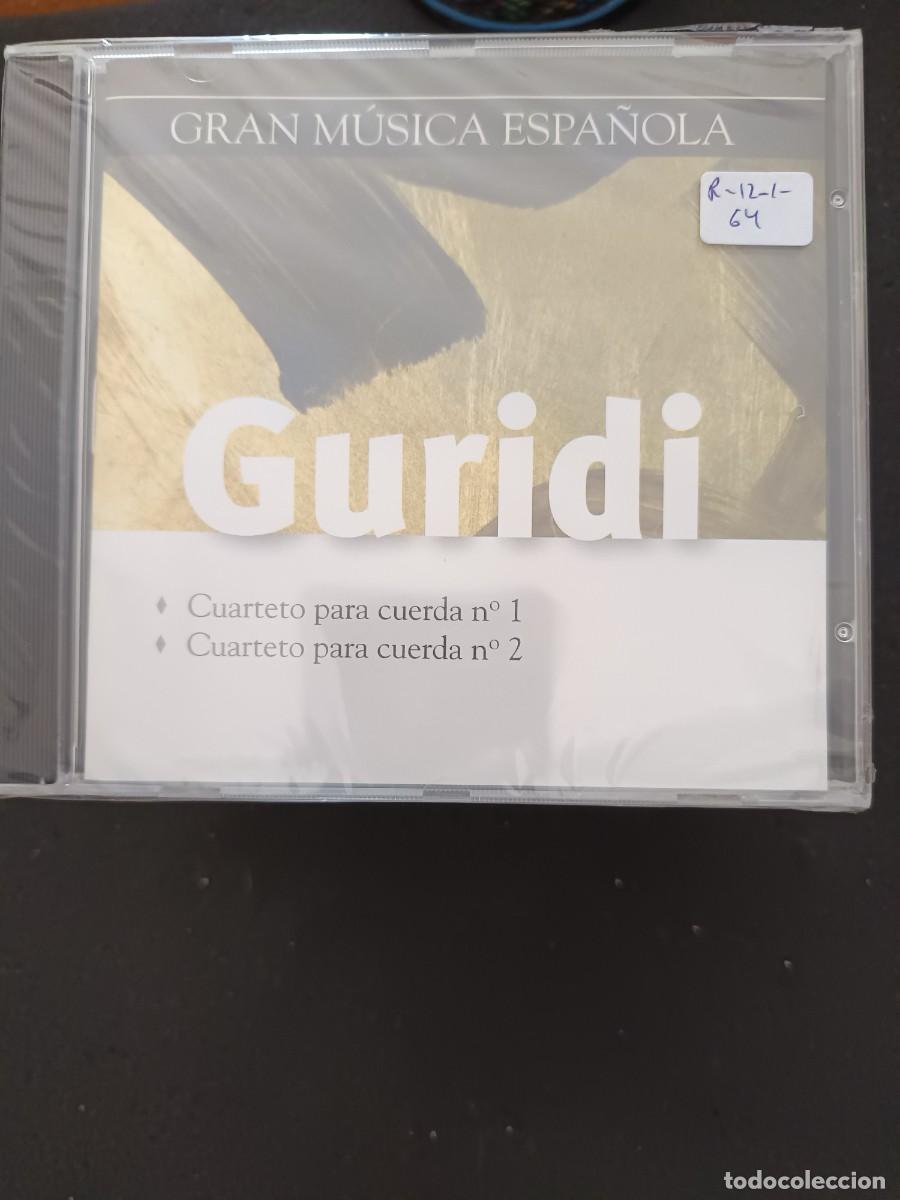 CDs de M&uacute;sica: GURIDI: CUARTETOS PARA CUERDA N&Uacute;MS 1 Y 2. GRAN M&Uacute;SICA ESPA&Ntilde;OLA