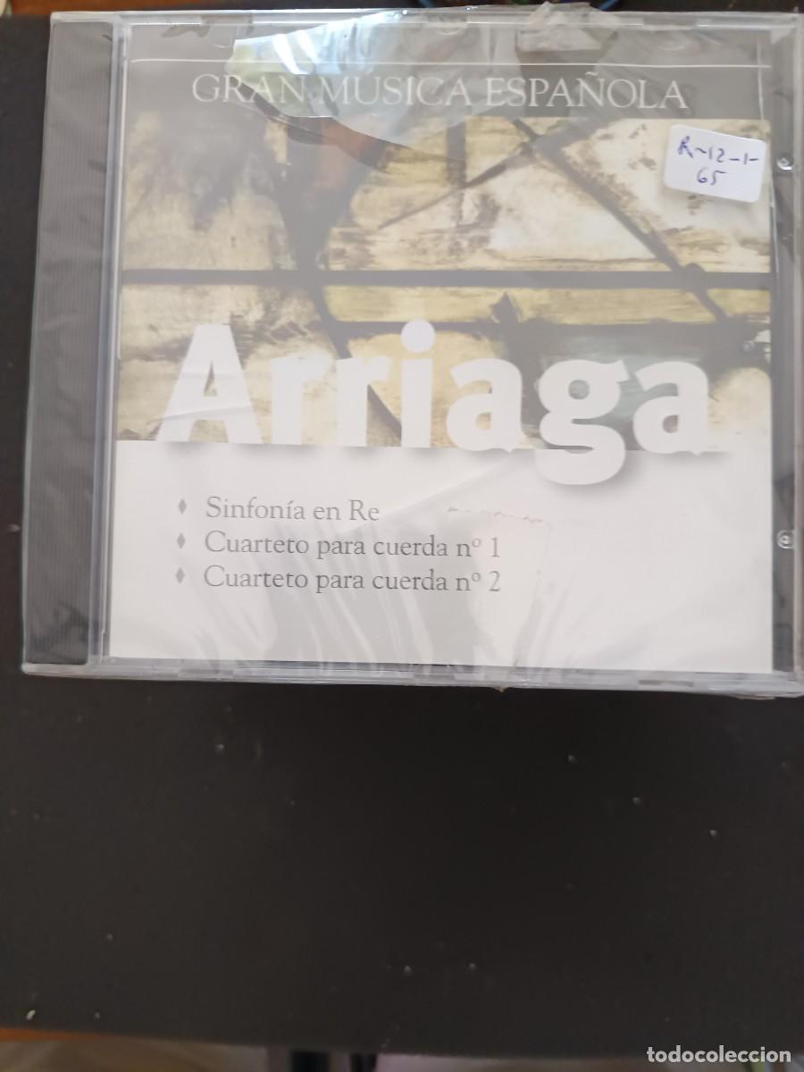 CDs de M&uacute;sica: ARRIAGA: SINFON&Iacute;A EN RE / CUARTETOS PARA CUERDA N&Uacute;MS 1 Y 2. GRAN M&Uacute;SICA ESPA&Ntilde;OLA