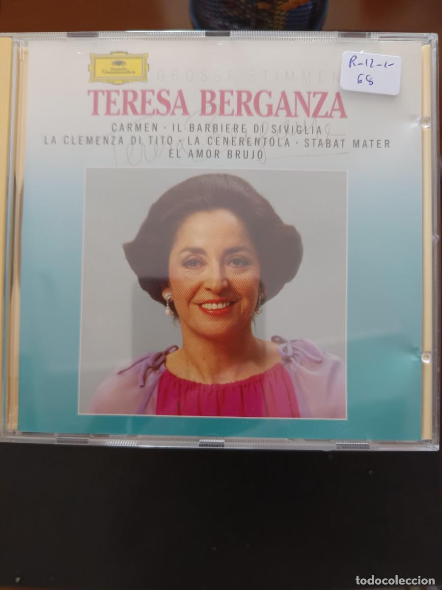 CDs de M&uacute;sica: TERESA BERGANZA. GROSSE STIMMEN. CARMEN, IL BARBIERE DI SEVIGLIA, LA CLEMENZA DE TITO, LA CENERENTOL