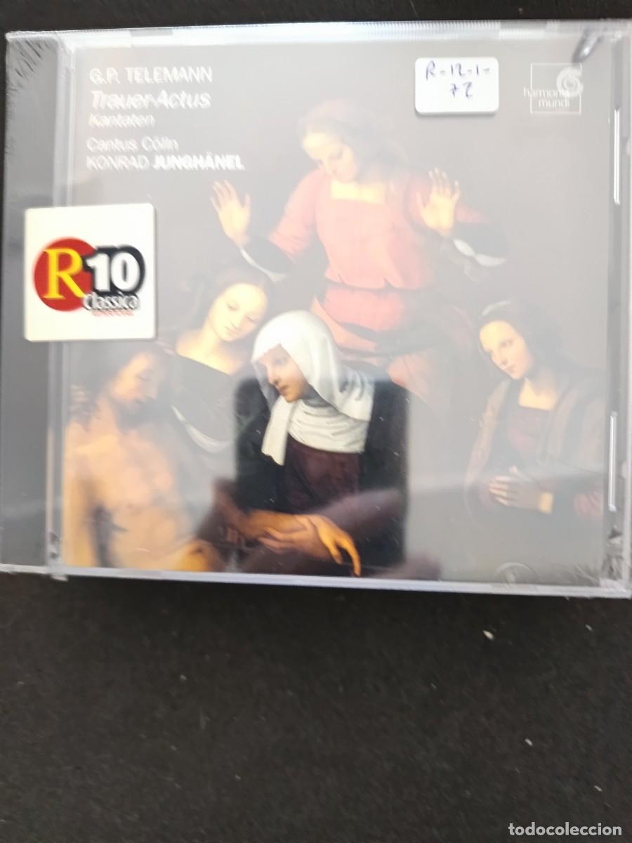 CDs de M&uacute;sica: G. P. TELEMANN: TRAUER ACTUS. KANTATEN. CANTUS C&Ouml;LN. KONRAD JUNGH&Auml;NEL