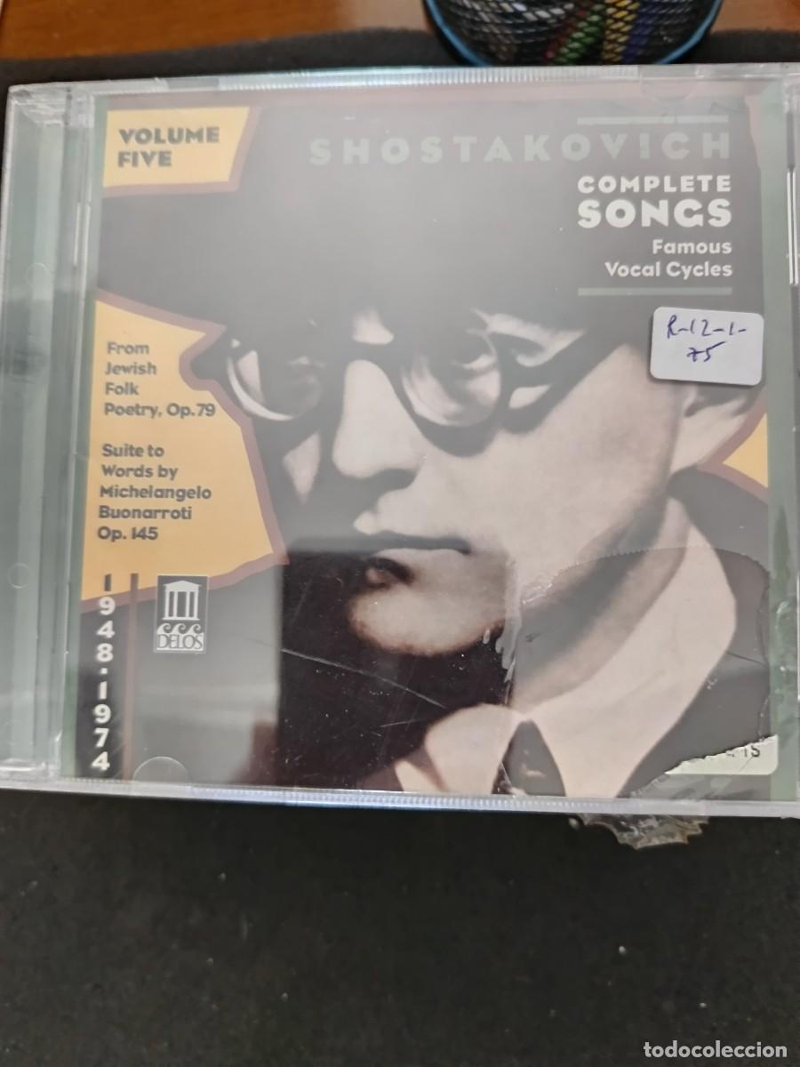 CDs de M&uacute;sica: SHOSTAKOVICH: COMPLETE SONGS. FAMOUS VOCAL CYCLES. 1948-1974. VOLUME FIVE