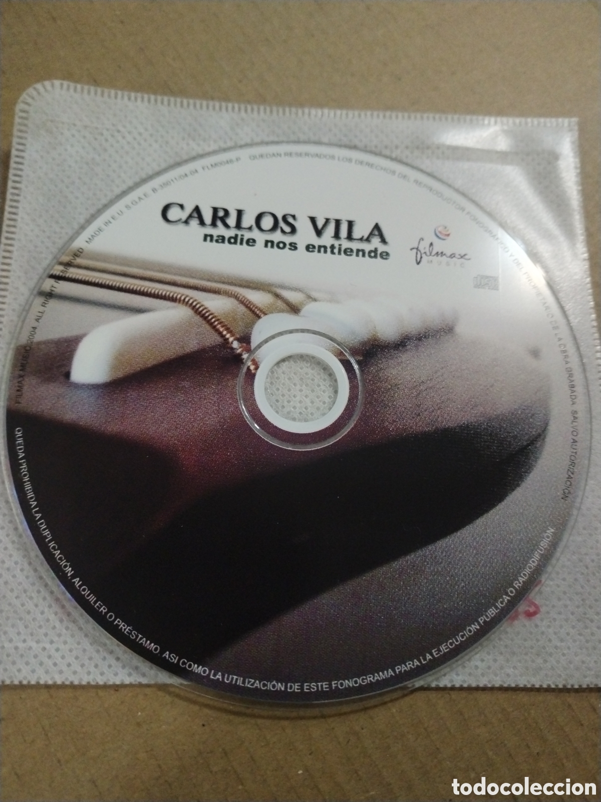 CDs de M&uacute;sica: Carlos Vila. Nadie nos entiende. CD.