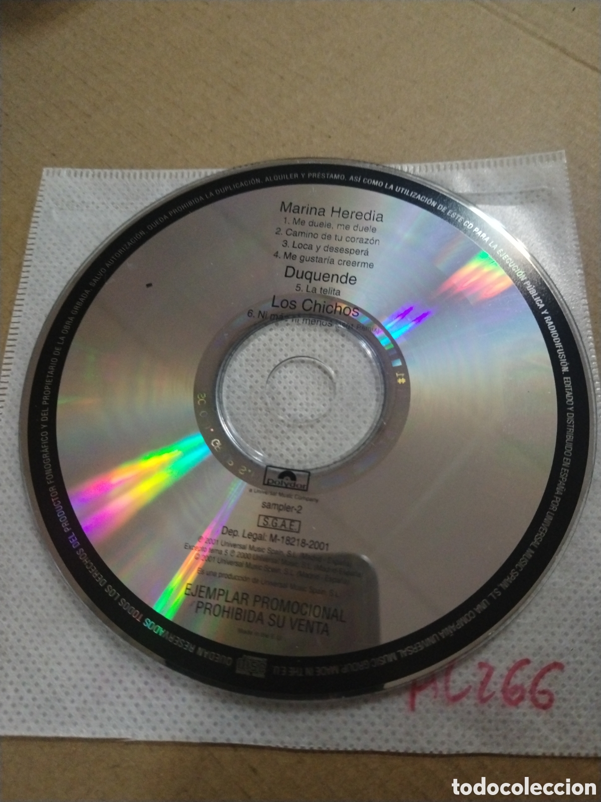 CDs de M&uacute;sica: Marina Heredia. Duquende. Los Chichos... CD.