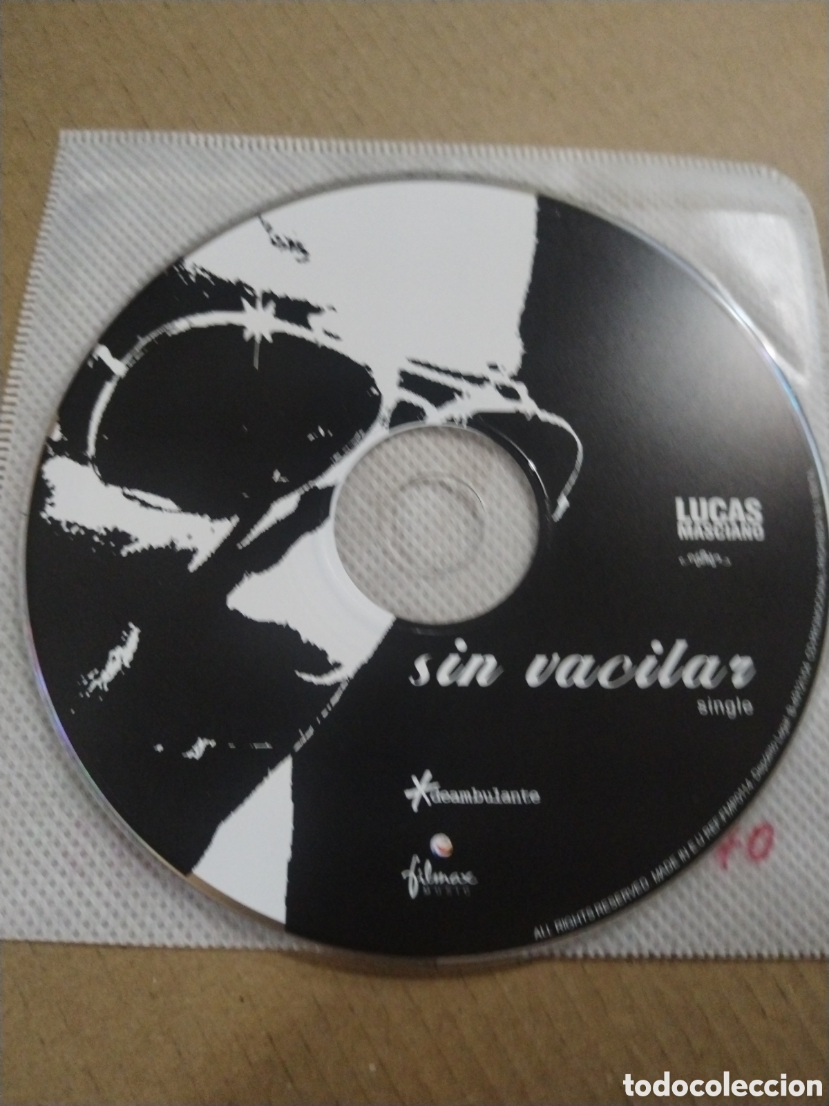 CDs de M&uacute;sica: Lucas Masciano. Sin vacilar. CD.