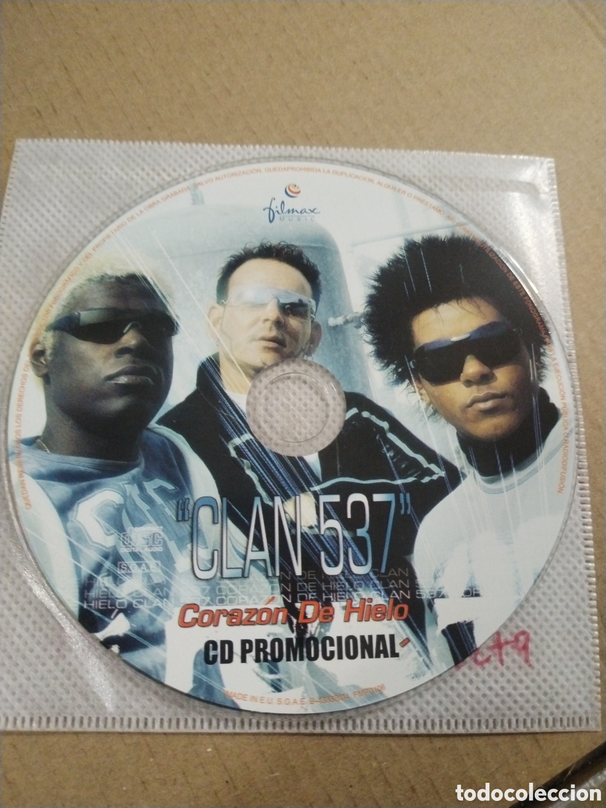 CDs de M&uacute;sica: Clan 537. Coraz&oacute;n de hielo. CD.