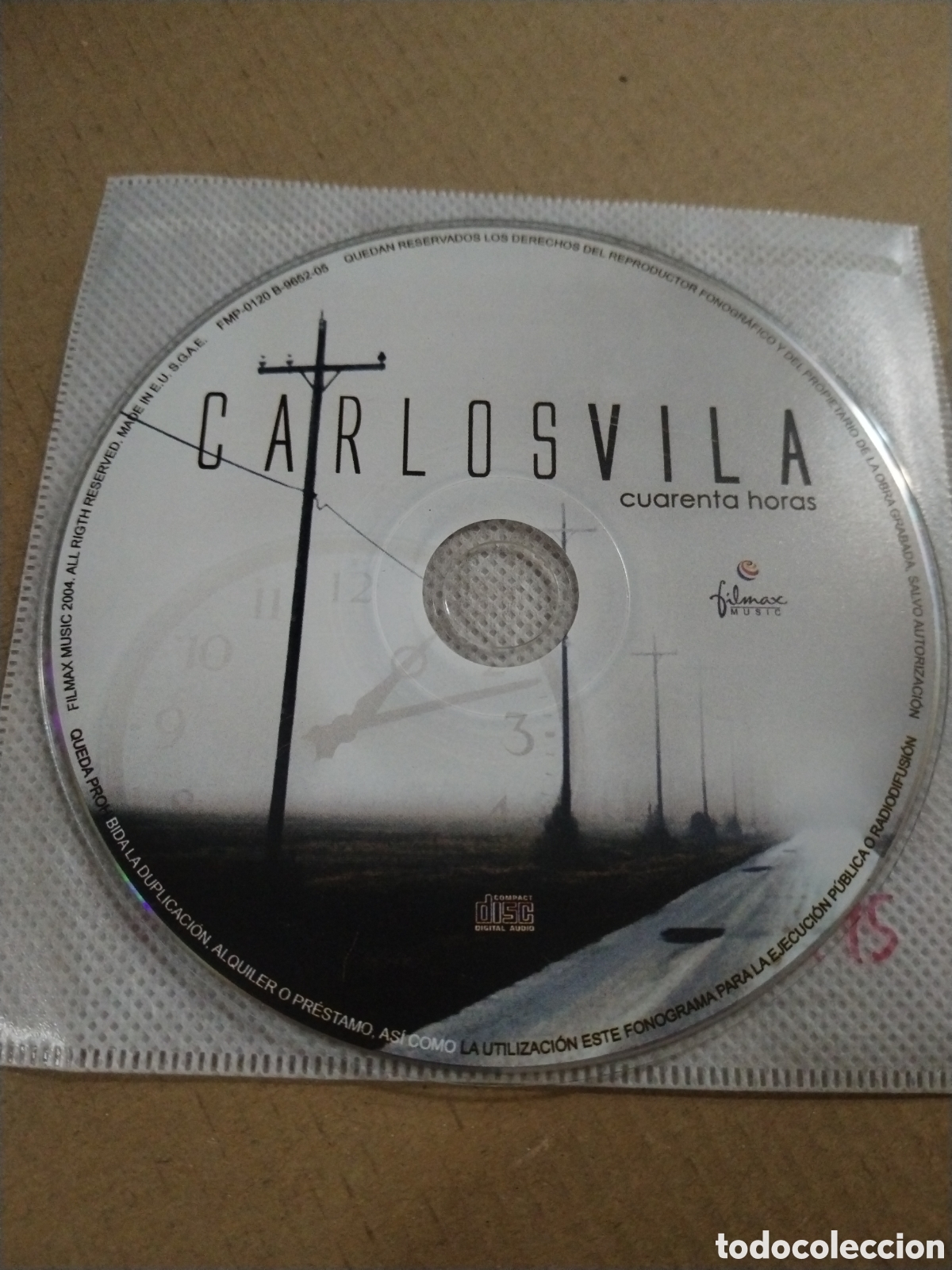 Musik-CDs: Carlos Vila. Cuarenta horas. CD.