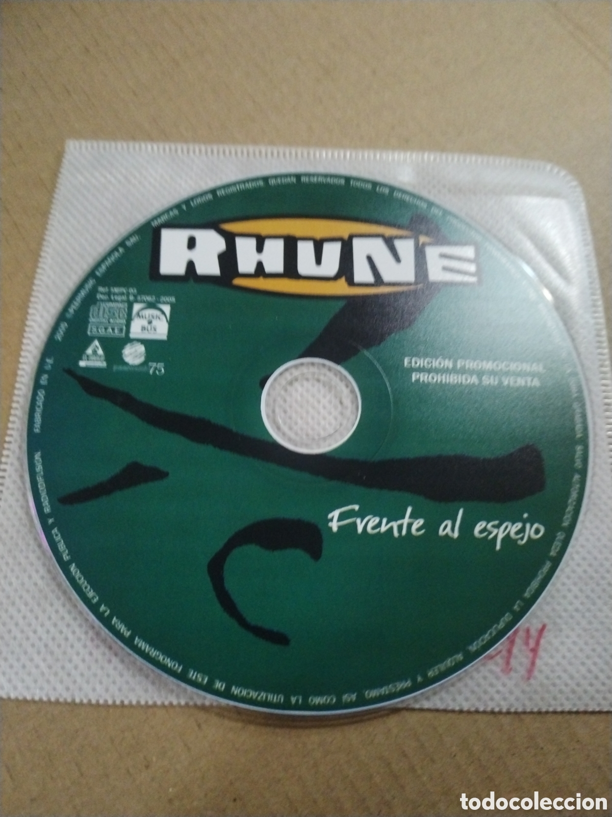 CDs de M&uacute;sica: CD. RHUNE. FRENTE AL ESPEJO. CD.