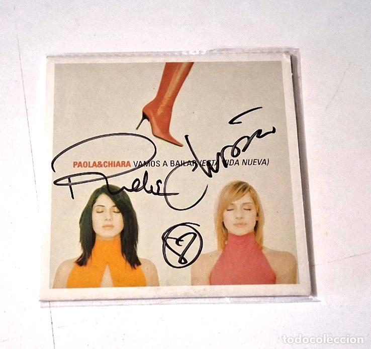 CDs de M&uacute;sica: PAOLA & CHIARA &rdquo;VAMOS A BAILAR&rdquo; CD SINGLE 1 TRACKS PAOLA&CHIARA FIRMADO AUTOGRAF
