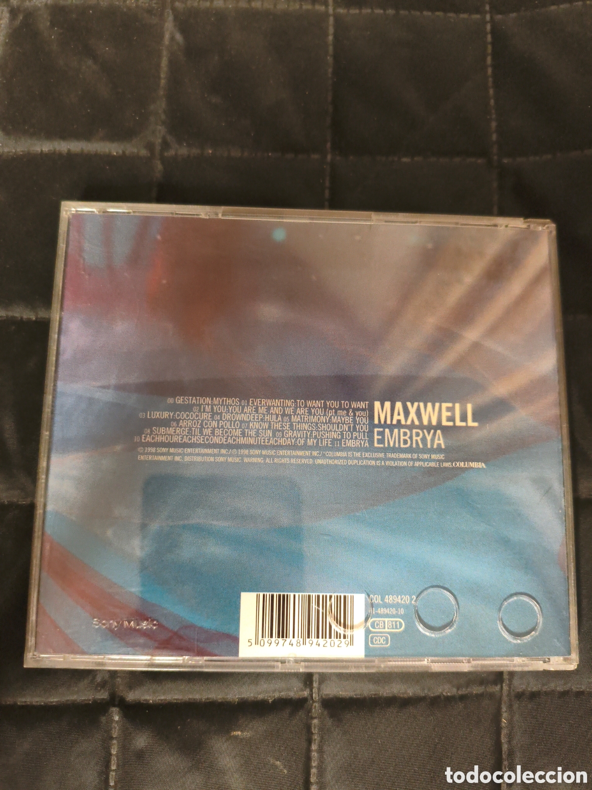 CDs de m&uacute;sica: Maxwell&nbsp;&lrm;&ndash;&nbsp;Embrya Cd - Foto 2