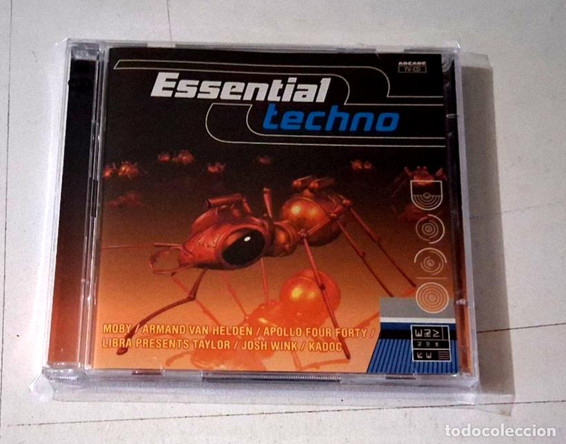 CDs de m&uacute;sica: CD &rdquo;ESSENTIAL TECHNO&rdquo; 2CD 22 TRACKS - Foto 1
