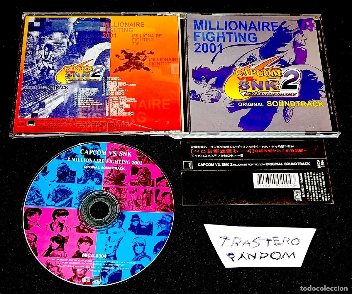 CDs de M&uacute;sica: BSO OST Capcom vs SNK 2 MICA-0304 Taiwan COMPLETO