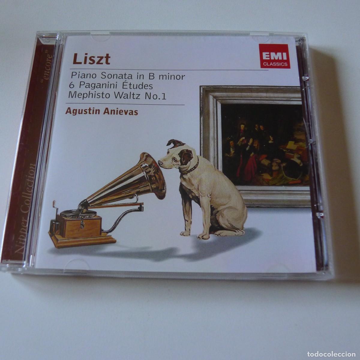 CDs de M&uacute;sica: Liszt &mdash; Agustin Anievas &ndash; Piano Sonata In B Minor, 6 Paganini &Eacute;tudes - Mephisto Waltz No. 1 CD