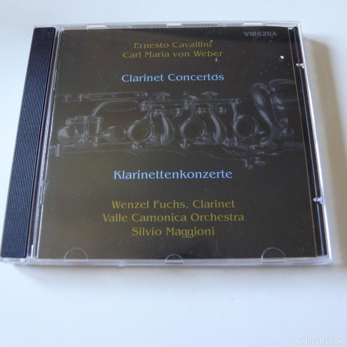 CDs de M&uacute;sica: Wenzel Fuchs, Valle Camonica Orchestra, Silvio Maggioni &ndash; Clarinet Concertos CD
