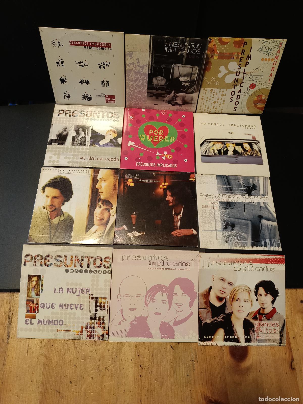 CDs de M&uacute;sica: lote cd single presuntos implicados(12) pepeto