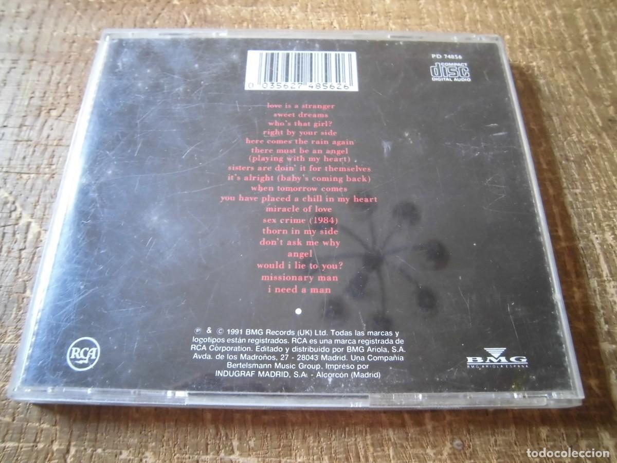 CDs de m&uacute;sica: CD EURYTHMICS GREATEST HITS - Foto 2