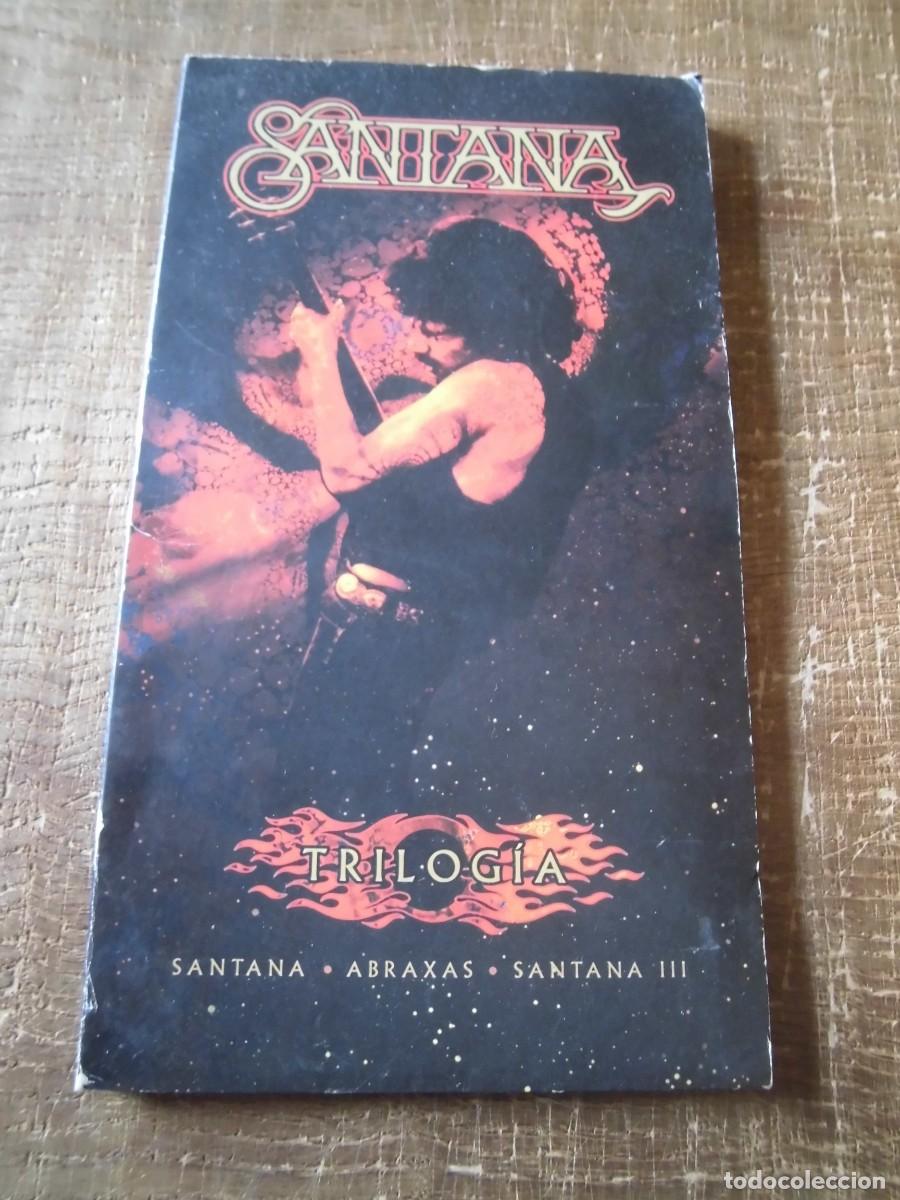 CDs de M&uacute;sica: TRIPLE CD SANTANA TRILOG&Iacute;A SANTANA ABRAXAS SANATANA III