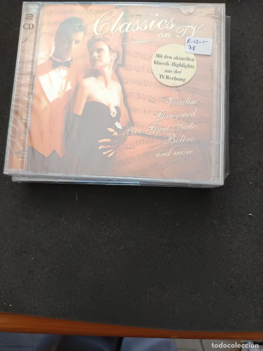 CDs de M&uacute;sica: 2 CD. CLASSICS ON TV. VOCALISE, GANYMED, PEER GYNT SUITE, BOL&Eacute;RO...AND MORE. 2CD