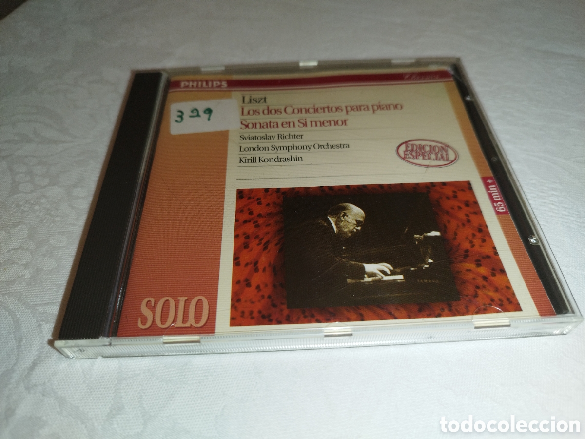 CDs de M&uacute;sica: CD. LISZT: LOS DOS CONCIERTOS PARA PIANO. SONATA EN SI MENOR. PHILIPS, 1995.