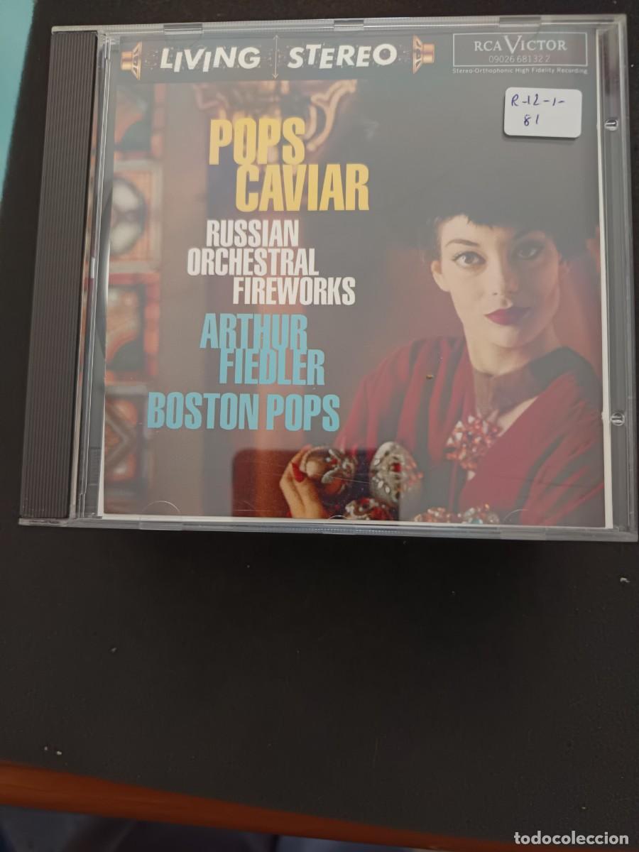 CDs de M&uacute;sica: POPS CAVIAR. RUSSIAN ORCHESTRAL FIREWORKS. DIR.: ARTHUR FIEDLER. BOSTON POPS ORCHESTRA