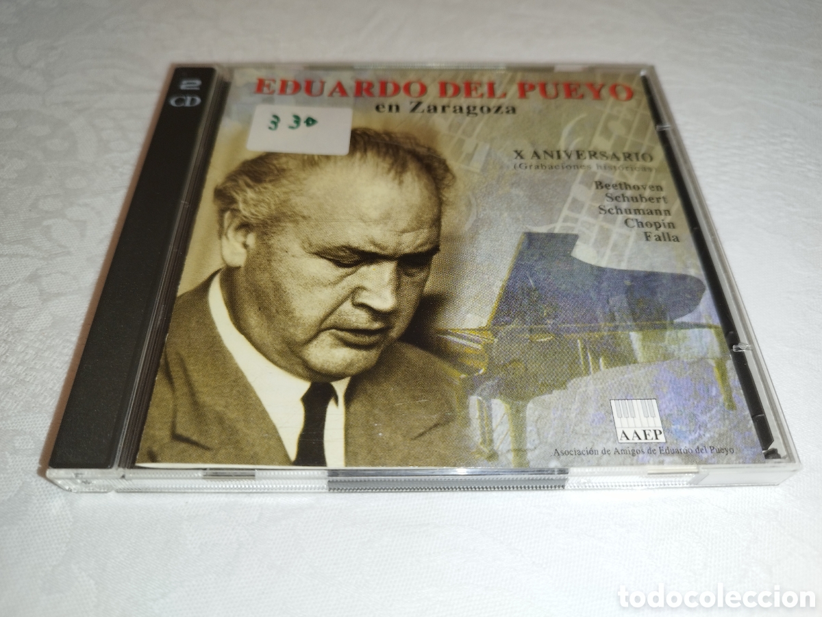 CDs de M&uacute;sica: CD. EDUARDO DEL PUEYO EN ZARAGOZA (2 CD). ED. AAEP, 1996.