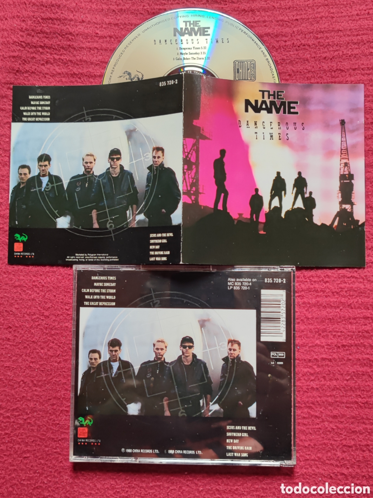 CDs de M&uacute;sica: THE NAME: Dangerous Times. Cd Aor, Edici&oacute;n Original 1988 CHINA Records. Muy raro en Cd.