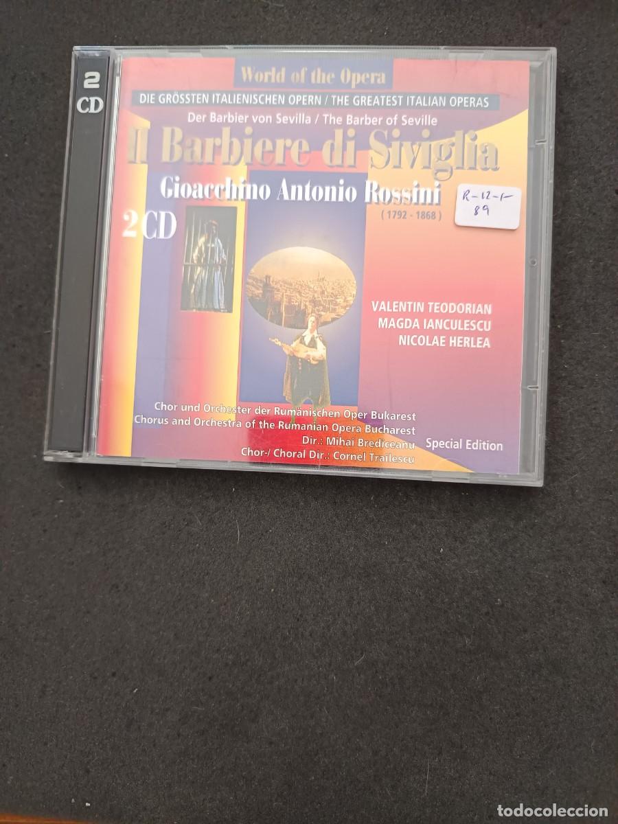 CDs de M&uacute;sica: 2 CD. ROSSINI: IL BARVIERE DI SIVIGLIA. DIRECTOR: MIHAR BREDICEANU