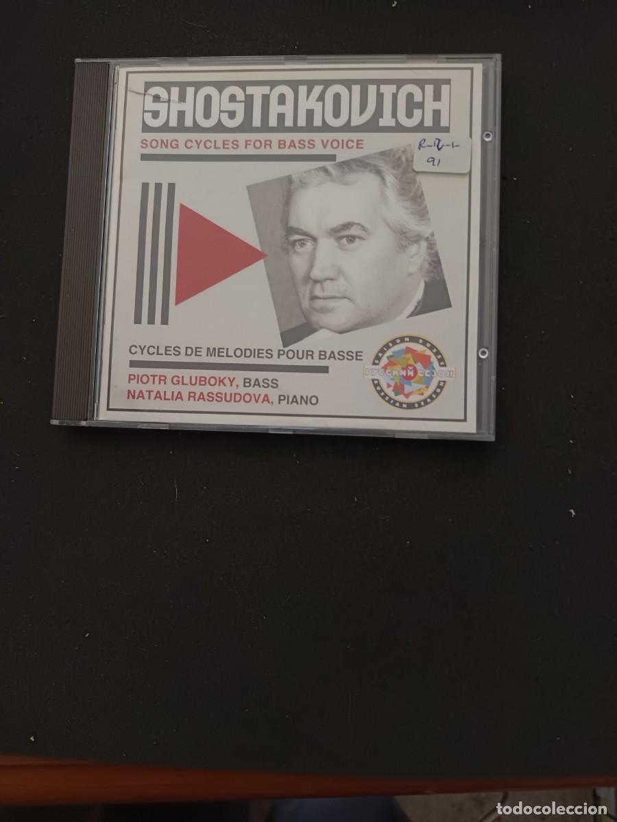 CDs de M&uacute;sica: SHOSTAKOVICH: SONG CYCLES FOR BASS VOICE. BASS: PIOTR GLUBOKY. PIANO: NATALIA RASSUDOVA