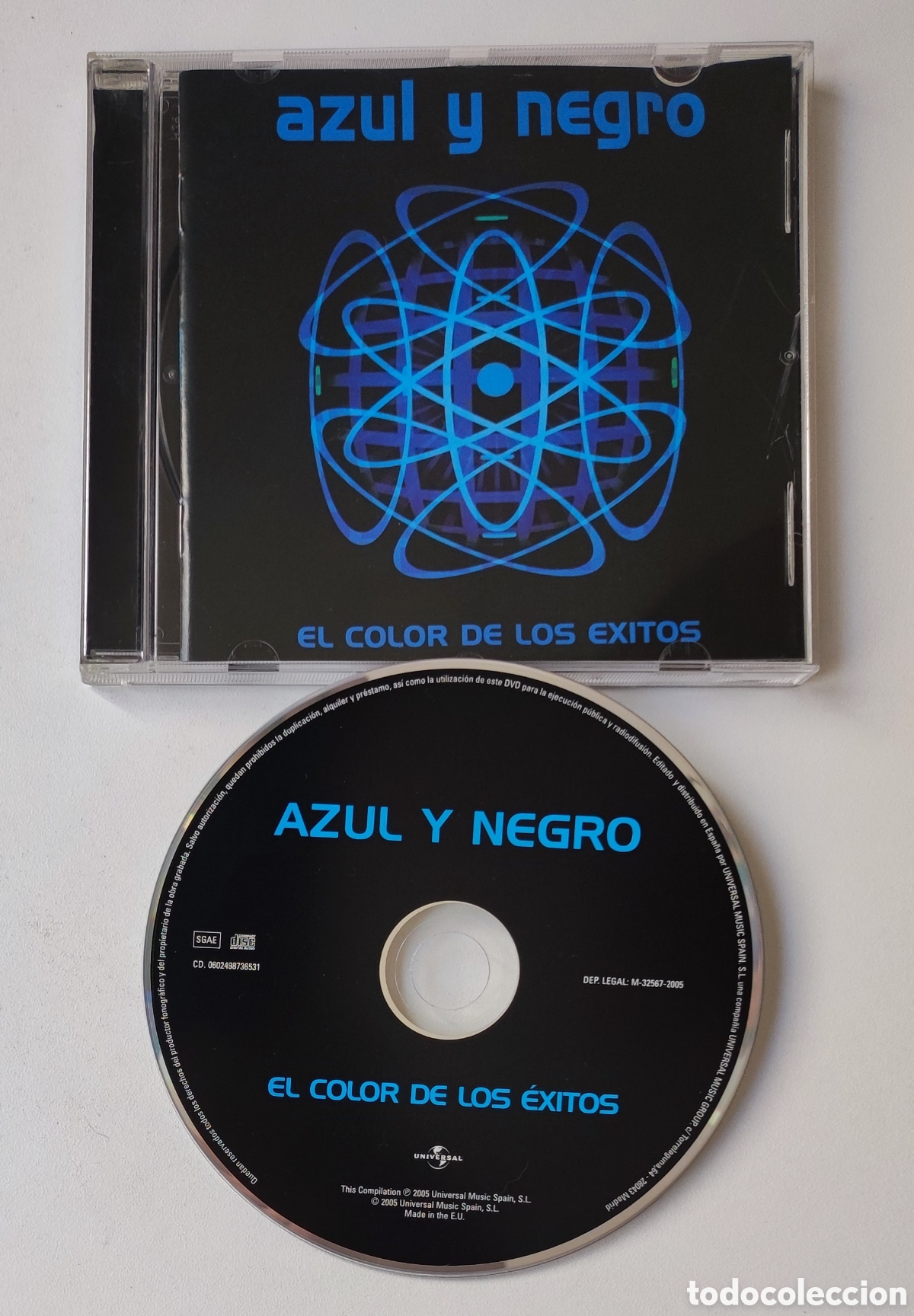 CDs de M&uacute;sica: AZUL Y NEGRO / EL COLOR DE LOS &Eacute;XITOS - CD UNIVERSAL MUSIC / EXCELENTE ESTADO