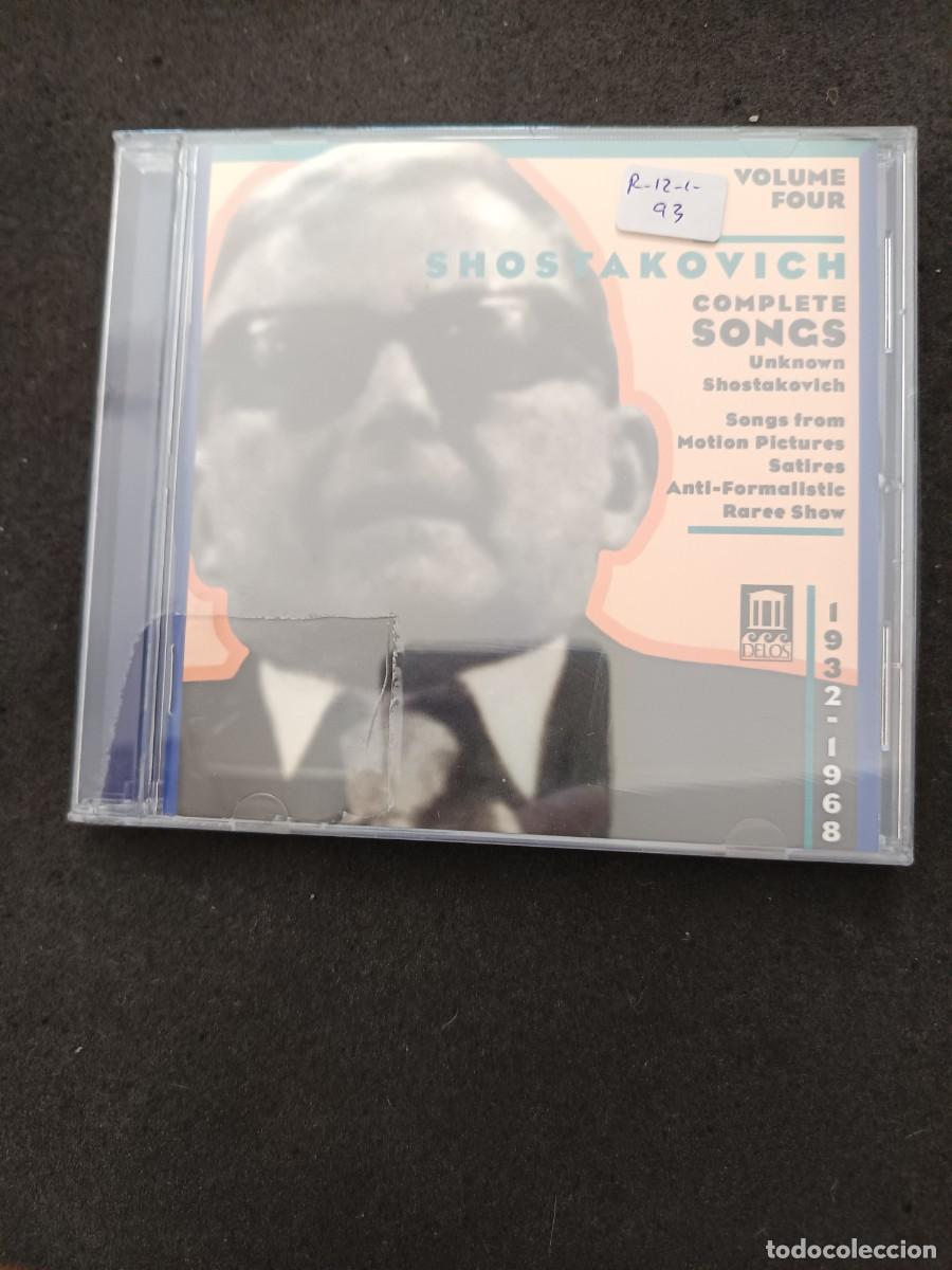 CDs de M&uacute;sica: SHOSTAKOVICH: COMPLETE SONGS. UNKNOWN SHOSTAKOVICH. 1932-1968. VOLUME FOUR