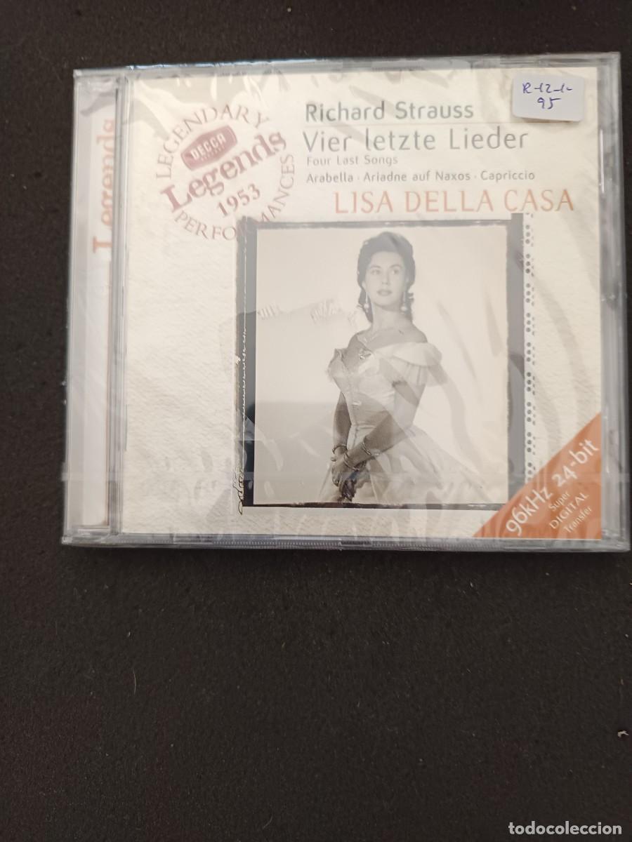 CDs de M&uacute;sica: LISA DELLA CASA: VIER LETZTE LIEDER, RICHARD STRAUSS. ARABELLA, ARIADNA AUF NAXOS, CAPRICCIO