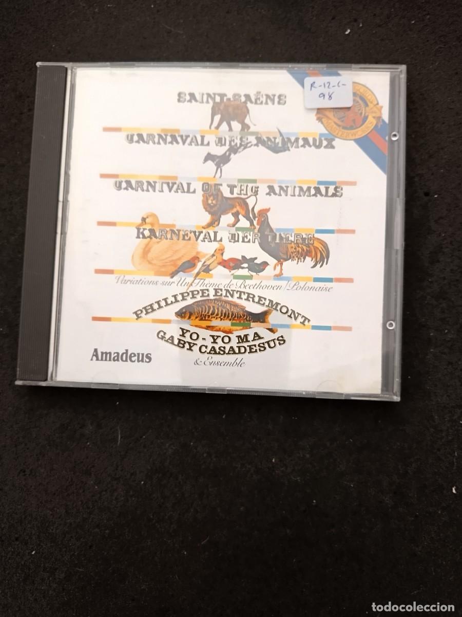 CDs de M&uacute;sica: SAINT-SA&Euml;NS: EL CARNAVAL DE LOS ANIMALES / VARIATIONS SUR UN THEME DE BEETHOVEN / POLONAISE(AMADEUS)