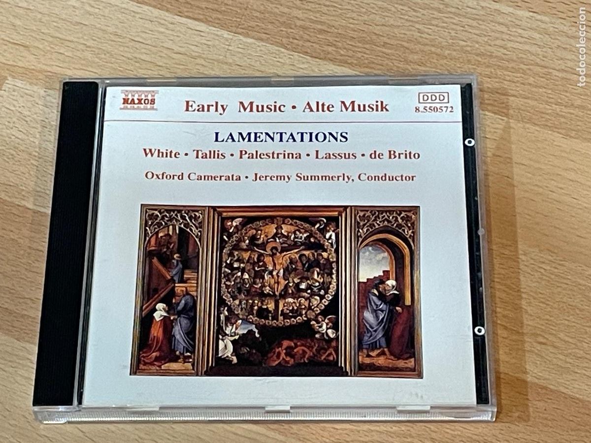 Musik-CDs: LAMENTATIONS - WHITE, TALLIS, PALESTRINA, LASSUS, DE BRITO - NAXOS 1991