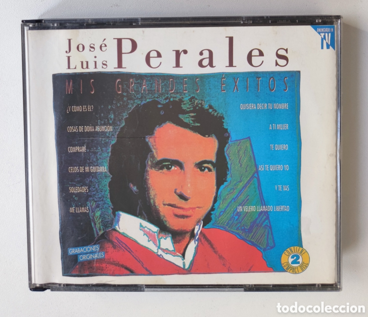 CDs de m&uacute;sica: DOBLE CD - JOSE LUIS PERALES / 1994 HISPAVOX - Foto 3