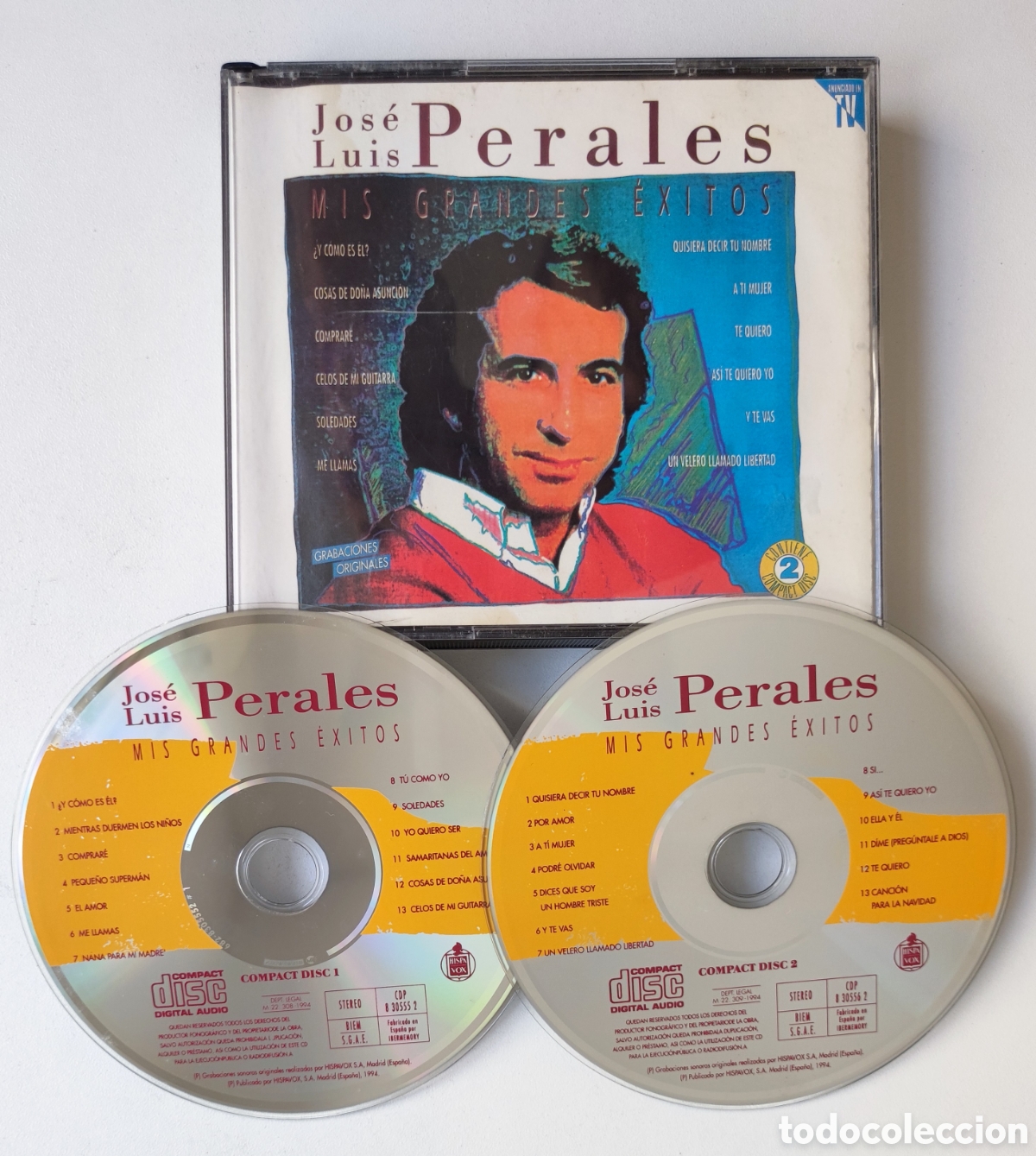 CDs de M&uacute;sica: DOBLE CD - JOSE LUIS PERALES / 1994 HISPAVOX