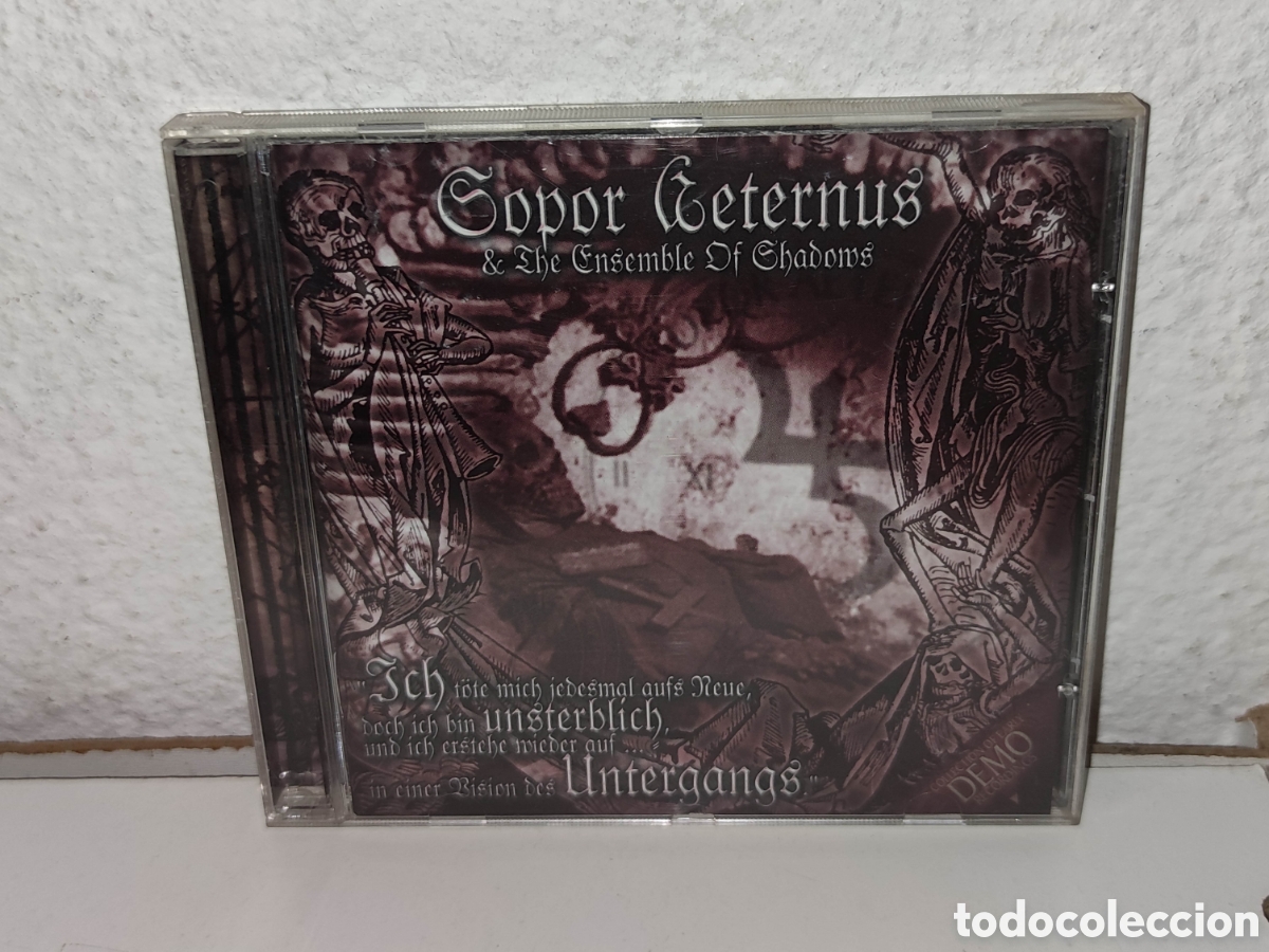 CDs de M&uacute;sica: Cd - Sopor Aeternus &ndash; ...Ich T&ouml;te Mich Jedesmal Aufs Neue, Doch Ich Bin Unsterblich, Und Ich Erste
