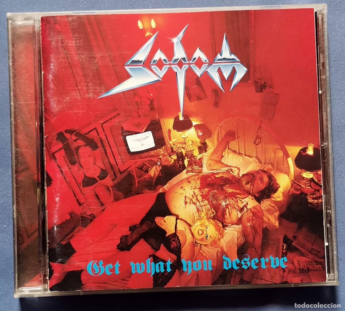 CDs de M&uacute;sica: Sodom &ndash; Get What You Deserve cd 1994 Alemania incluye portada alternativa no expl&iacute;cita